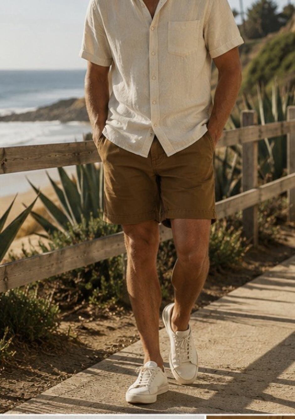 Katin Cove Chino Shorts Mens 30 Walnut 8 Inch Casual Preppy Hiking Huckberry